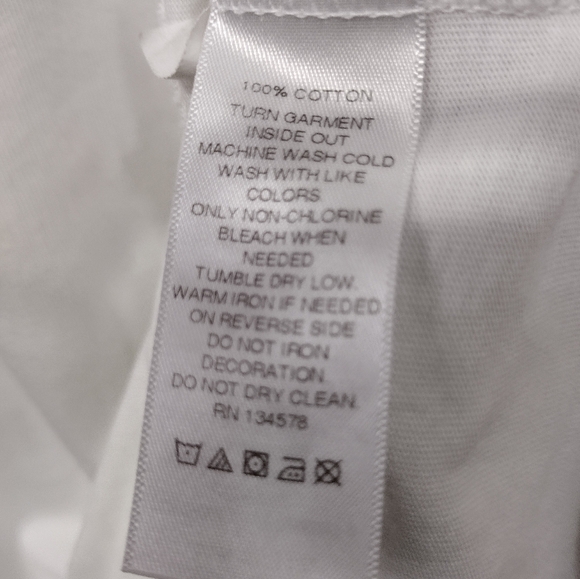 Vineyard Vines Long Sleeves Logo Shirt Men's XS White Pink Casual Comfy - Picture 9 of 9